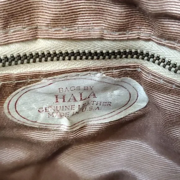 Vintage Hala Leather Clutch Shoulder Bag - Picture 6 of 8